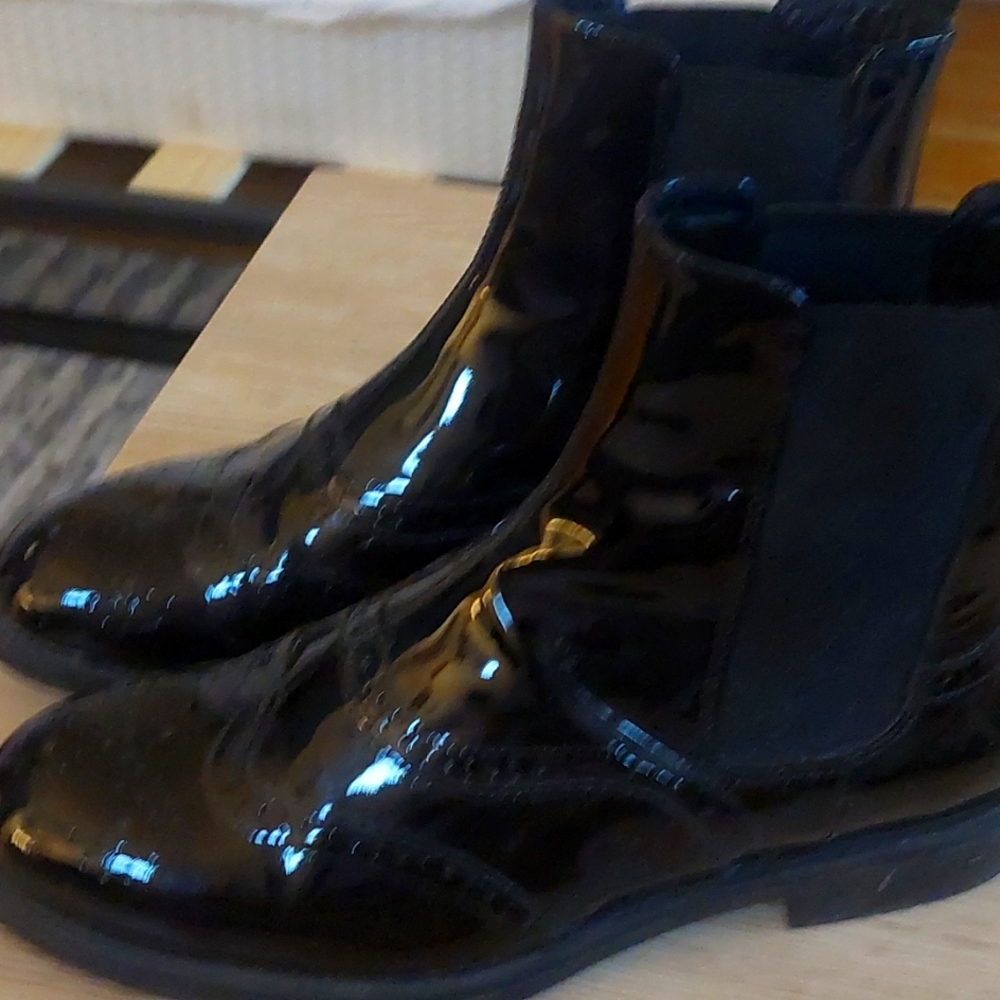 Vagabond Shoemakers Patent Leather Boots Women's size 38